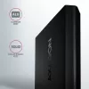 Axagon EEM2-UB2 väline USB-C 10Gbps metallkarp M.2 NVMe SSD ketastele. Must