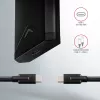 Axagon EEM2-UB2 väline USB-C 10Gbps metallkarp M.2 NVMe SSD ketastele. Must