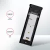 Axagon EEM2-UB2 väline USB-C 10Gbps metallkarp M.2 NVMe SSD ketastele. Must