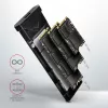 Axagon EEM2-UB2 väline USB-C 10Gbps metallkarp M.2 NVMe SSD ketastele. Must