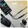 Axagon ADA-HCPD USB-C 3,5 mm pesasse - Hi-Res DAC heliadapter, 384kHz/32bit, PD 60W 3A
