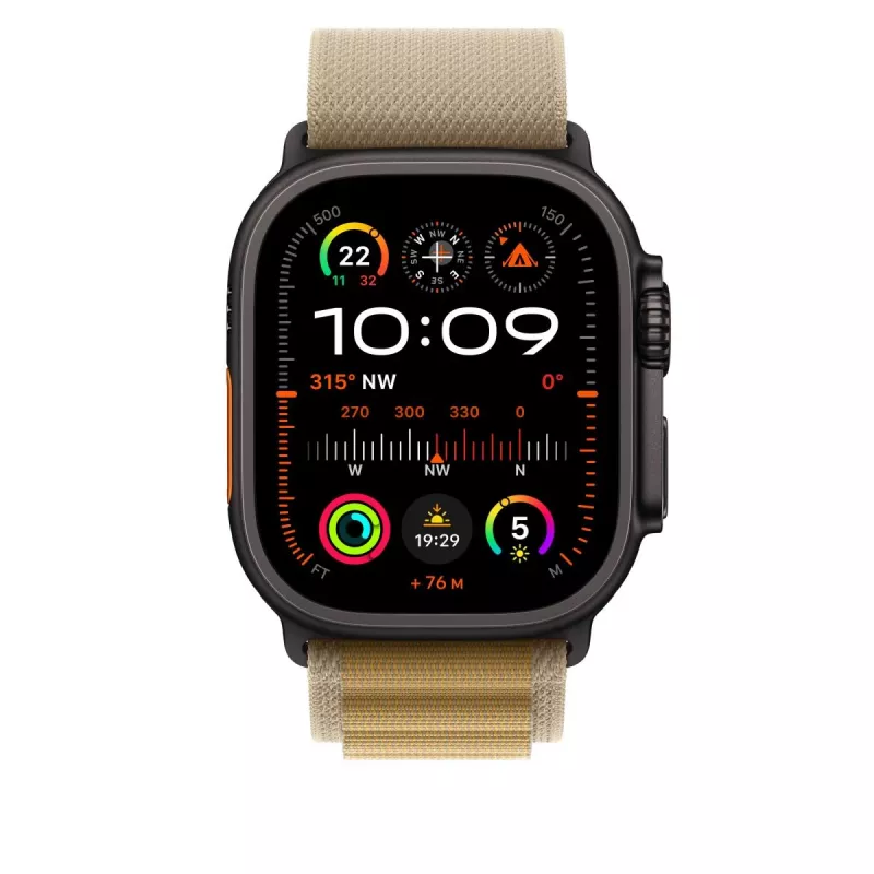 APPLE 49mm Pruun mägironimislink – Keskmine – Must titaanviimistlus
