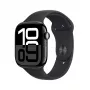 Nutikell Apple Watch Series 10 GPS 46mm Jet Must alumiiniumkorpuse ja musta spordirihmaga – S/M