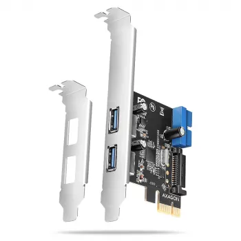 Axagon PCEU-232RS PCIe kontroller 2x väline + 2x sisemine USB 5Gbps