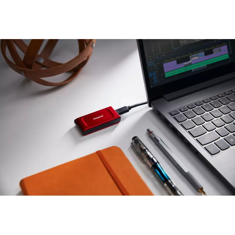 Kingston Technology 2TB XS1000 punane väline USB 3.2 Gen 2 kaasaskantav pooljuhtketas