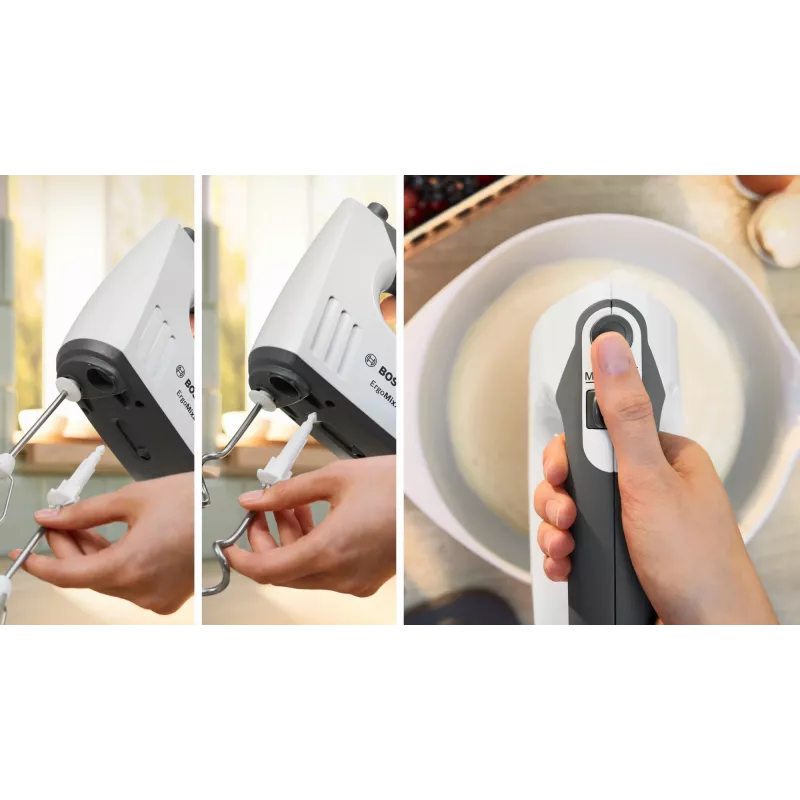 Bosch MMRP1000 elektriline köögikombain 0,8 L 400 W punane, läbipaistev, valge