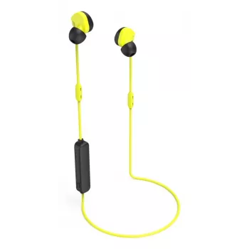 Hama Freedom Athletics II peakomplekt, juhtmevaba, kõrvakonksuga, kõrvasisene, sportlik, Bluetooth, must, kollane