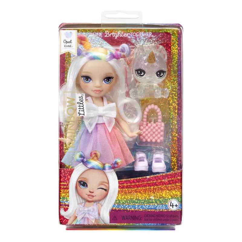 Rainbow High Littles nukud – Opal (Rainbow), moenukk, naine, 4 a, poiss/tüdruk, 13.9 mm, mitmevärviline