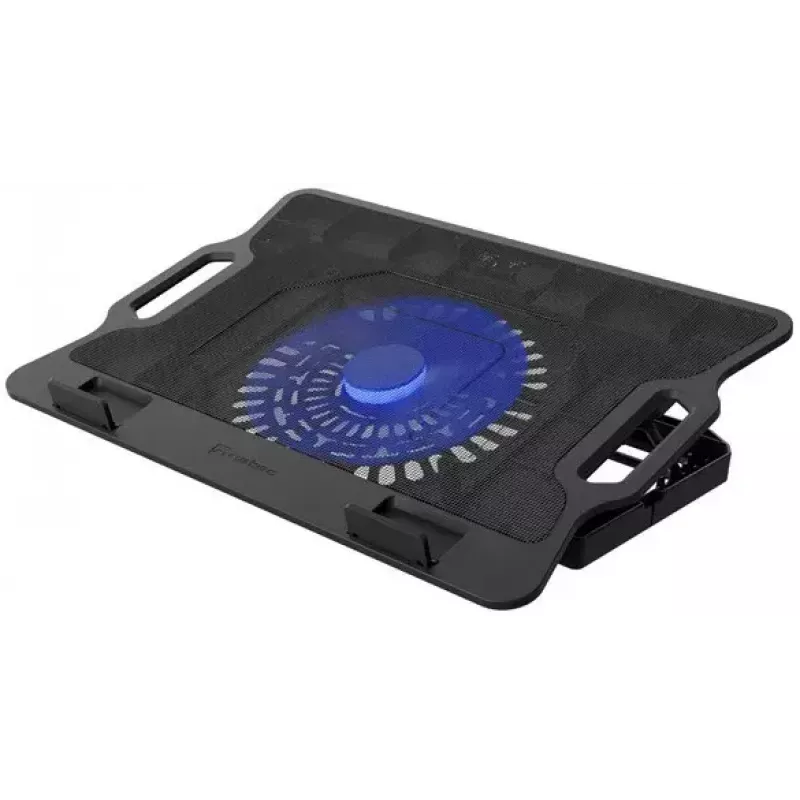 Sülearvuti jahutusalus NATEC DIPPER 2 kuni 17,3-tollistele (43,9 cm), 1 ventilaator 18 cm, 650 p/min, USB, must