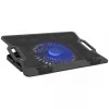 Sülearvuti jahutusalus NATEC DIPPER 2 kuni 17,3-tollistele (43,9 cm), 1 ventilaator 18 cm, 650 p/min, USB, must