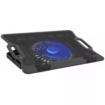 Sülearvuti jahutusalus NATEC DIPPER 2 kuni 17,3-tollistele (43,9 cm), 1 ventilaator 18 cm, 650 p/min, USB, must