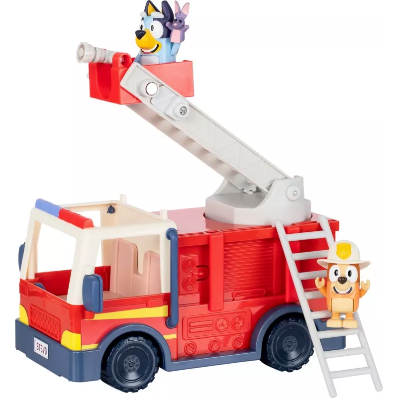 Moose Toys Bluey Tuletõrjeauto, tuletõrjeauto, 3 aastat, plastik, mitmevärviline, punane