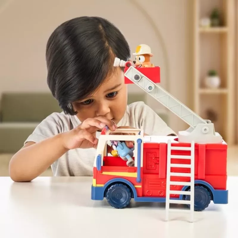 Moose Toys Bluey Tuletõrjeauto, tuletõrjeauto, 3 aastat, plastik, mitmevärviline, punane