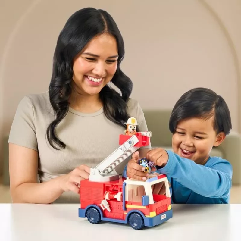 Moose Toys Bluey Tuletõrjeauto, tuletõrjeauto, 3 aastat, plastik, mitmevärviline, punane
