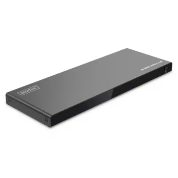 DIGITUS 1x8 HDMI Splitter. 4K/60Hz HDCP 2.3. EDID-juhtimine