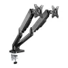 Techly ICA-LCD 462B laua monitorihoidik, gaasivedru, 17–32 tolli (43,2–81,3 cm), 9 kg, VESA 75x75/100x100, must