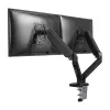 Techly ICA-LCD 462B laua monitorihoidik, gaasivedru, 17–32 tolli (43,2–81,3 cm), 9 kg, VESA 75x75/100x100, must