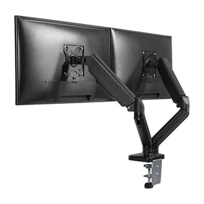 Techly ICA-LCD 462B laua monitorihoidik, gaasivedru, 17–32 tolli (43,2–81,3 cm), 9 kg, VESA 75x75/100x100, must