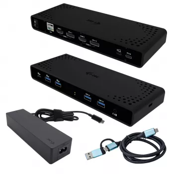 i-tec Universal Dual 4K Display dokkimisjaam + toiteedastus 85 W