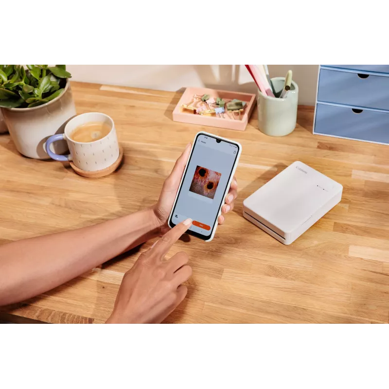 Canon SELPHY QX20 BK fotoprinter Värvisublimatsioon 287 x 287 DPI 2,8 tolli x 3,3 tolli (7,2x8,5 cm) Wi-Fi
