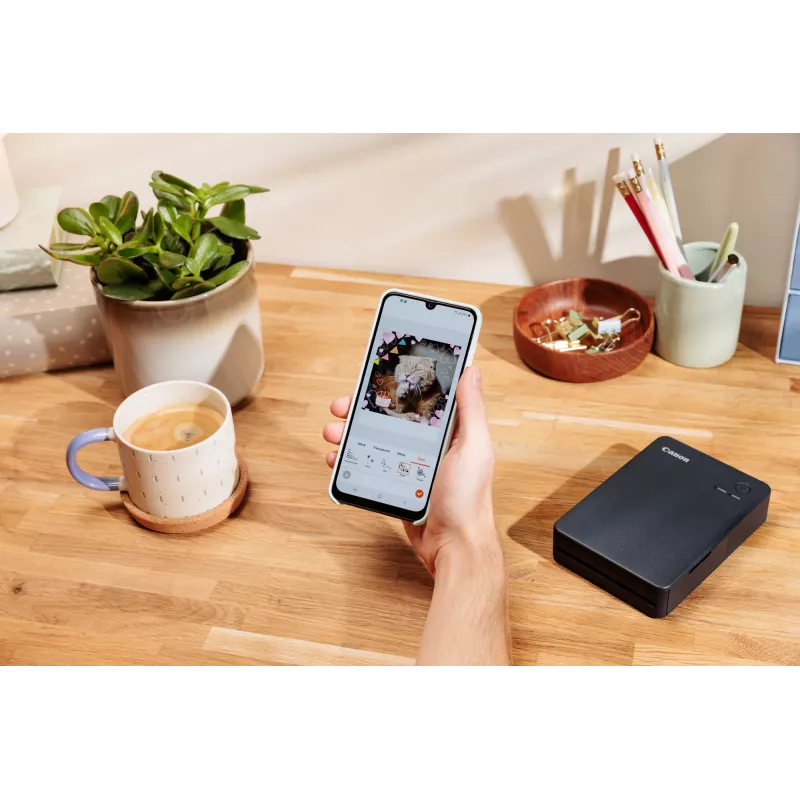 Canon SELPHY QX20 RD fotoprinter Värvisublimatsioon 287 x 287 DPI 2,8 x 3,3 tolli (7,2x8,5 cm) Wi-Fi