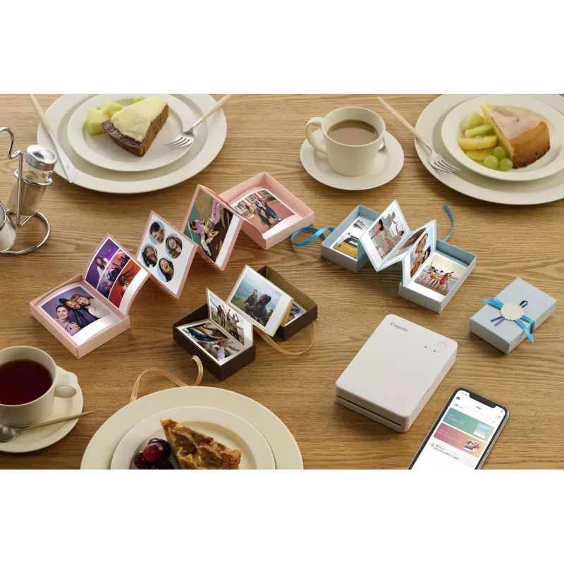 Canon SELPHY QX20 WH fotoprinter Dye-sublimation 287 x 287 DPI 2,8 tolli x 3,3 tolli (7,2 x 8,5 cm) Wi-Fi