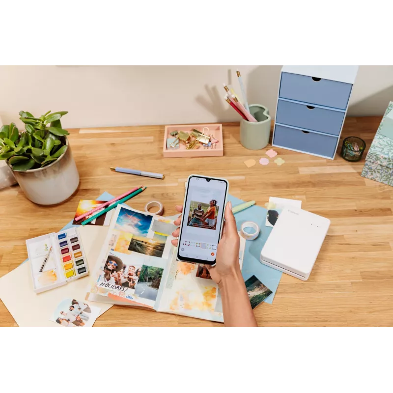 Canon SELPHY QX20 WH fotoprinter Dye-sublimation 287 x 287 DPI 2,8 tolli x 3,3 tolli (7,2 x 8,5 cm) Wi-Fi