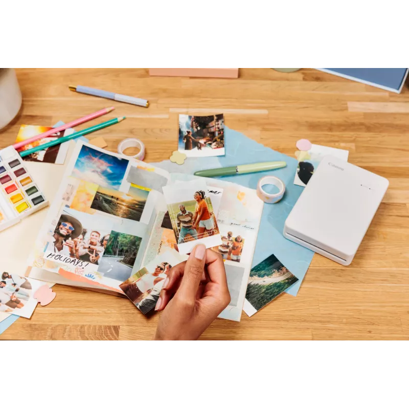 Canon SELPHY QX20 WH fotoprinter Dye-sublimation 287 x 287 DPI 2,8 tolli x 3,3 tolli (7,2 x 8,5 cm) Wi-Fi