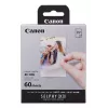 Canon XC-60L, Sublimatsioontrükk, 5.4x8.5 cm, 60 tk Canon XC-60L. Trükitehnoloogia: Sublimatsioontrükk, Paberi suurus: 5.4x8.5 cm. Kogus pakendis: 60 tk