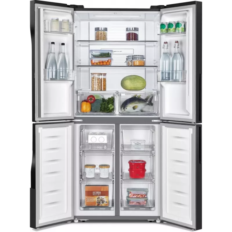 Gorenje G600 NRM818EMB külgkülje vastu külmkapp eraldiseisev 427 L must