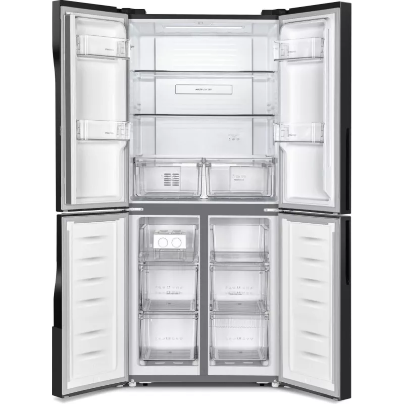 Gorenje G600 NRM818EMB külgkülje vastu külmkapp eraldiseisev 427 L must