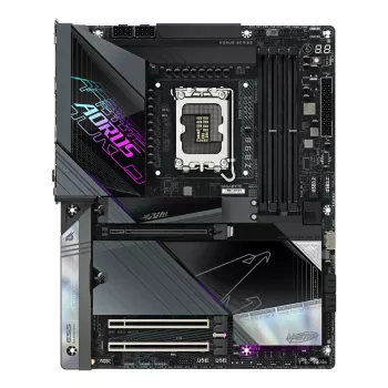 GIGABYTE Z890 AORUS MASTER emaplaat - Toetab Intel Core Ultra (Series 2) protsessoreid, 18+1+2 faasi VRM, kuni 9500MHz DDR5 (OC), 2xPCIe 5.0 + 3xPCIe 4.0, Wi-Fi 7, 10GbE LAN, Thunderbolt 4