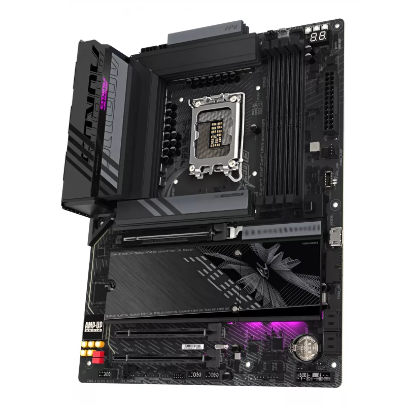 Emaplaat GIGABYTE Z890 AORUS ELITE WIFI7, Intel Z890 kiibistik, LGA 1851, ATX, DDR5, 4x DIMM, 4x M.2, Wi‑Fi 7, 2.5Gb LAN