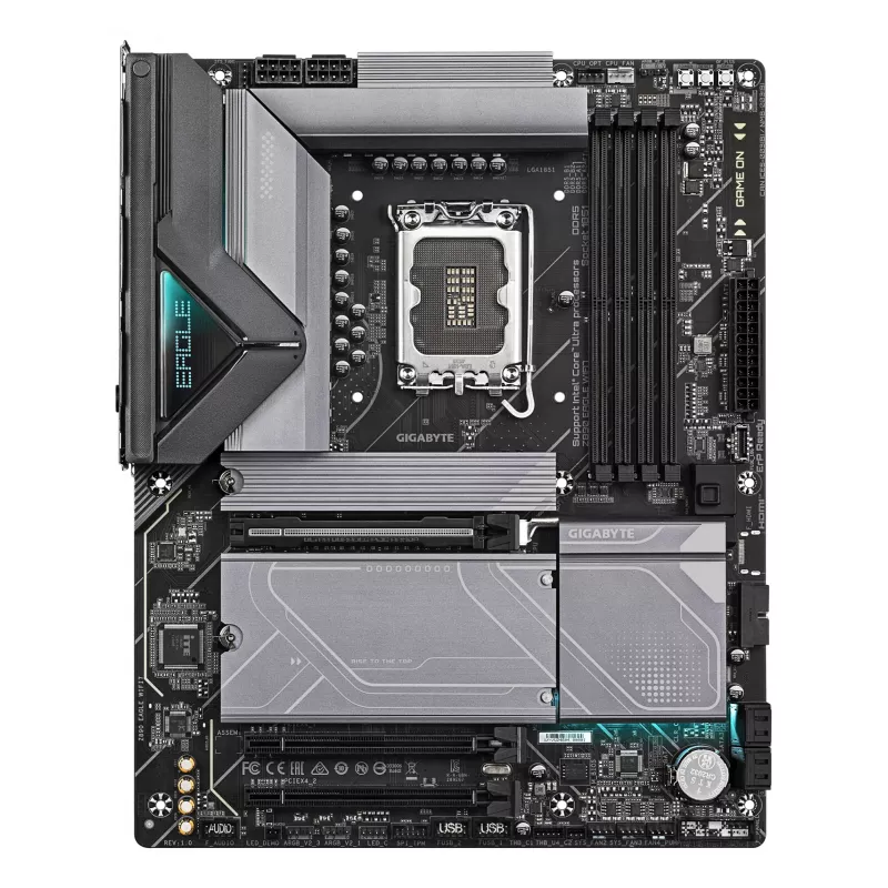 GIGABYTE Z890 EAGLE WIFI7 emaplaat - toetab Intel Core Ultra (Series 2) protsessoreid, 14+1+2 faasi VRM, kuni 8800MHz DDR5 (OC), 1xPCIe 5.0 + 3xPCIe 4.0, Wi-Fi 7, 2.5GbE LAN, USB 4