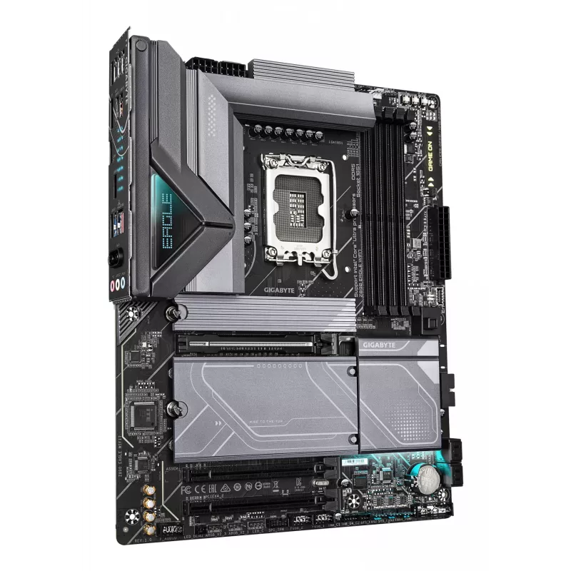 GIGABYTE Z890 EAGLE WIFI7 emaplaat - toetab Intel Core Ultra (Series 2) protsessoreid, 14+1+2 faasi VRM, kuni 8800MHz DDR5 (OC), 1xPCIe 5.0 + 3xPCIe 4.0, Wi-Fi 7, 2.5GbE LAN, USB 4