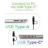 ICY BOX IB-180MS-C31 USB 3.2 Gen 2 (3.1 Gen 1) USB-C Must