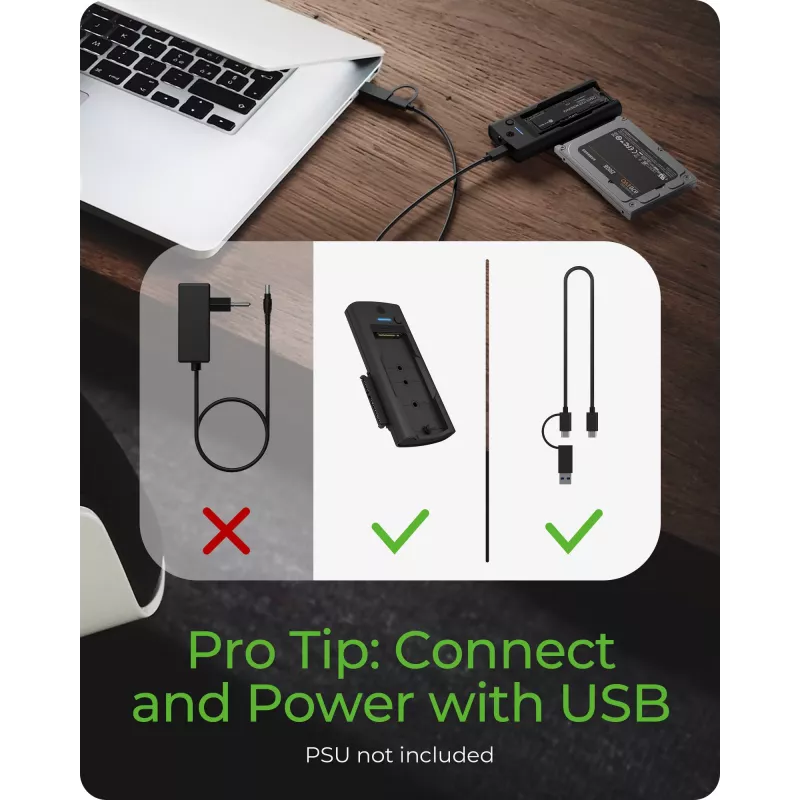 ICY BOX IB-180MS-C31 USB 3.2 Gen 2 (3.1 Gen 1) USB-C Must