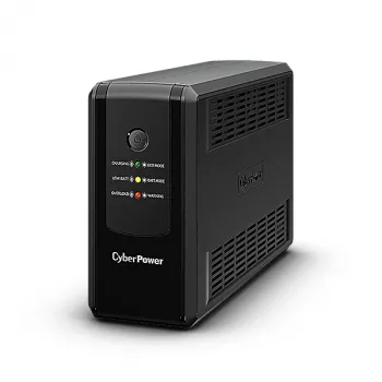 Katkematu toiteallikas CYBERPOWER UT650EG, liini-interaktiivne UPS, 0,65 kVA (360 W), 3x tüüp E pistikupesa, AVR, siinuseline lainekuju