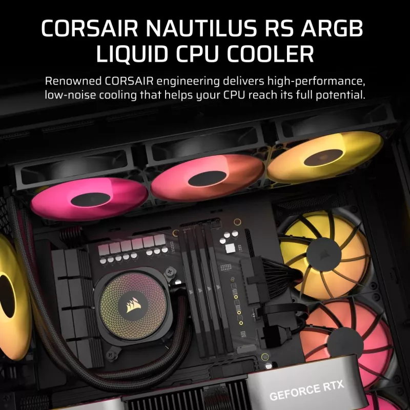 CORSAIR protsessorijahuti - Nautilus 360 RS ARGB vedelikjahuti
