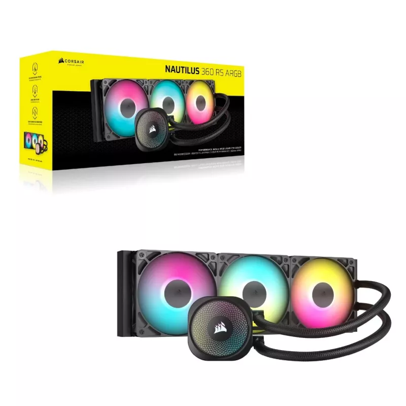 CORSAIR protsessorijahuti - Nautilus 360 RS ARGB vedelikjahuti
