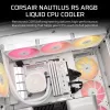 CORSAIR Nautilus 240 Rs ArGB vedelikprotsessori kõik-ühes vedelikjahuti valge