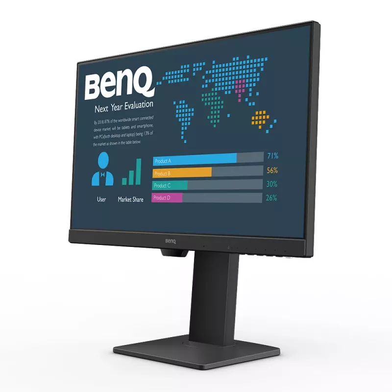 BenQ BL2486TC arvutimonitor 60,5 cm (23,8 tolli) 1920 x 1080 pikslit Full HD Must