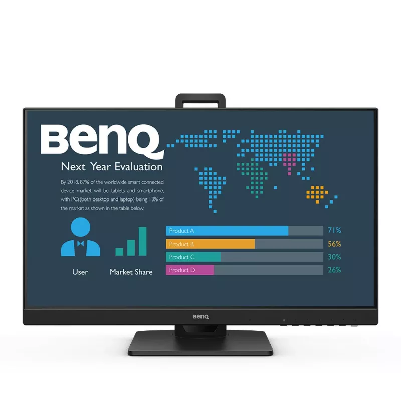 BenQ BL2486TC arvutimonitor 60,5 cm (23,8 tolli) 1920 x 1080 pikslit Full HD Must