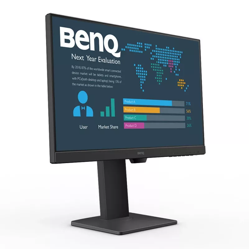 BenQ BL2486TC arvutimonitor 60,5 cm (23,8 tolli) 1920 x 1080 pikslit Full HD Must