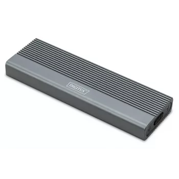 DIGITUS USB kõvakettakorpus - NVMe + SATA 10 Gbps (NVMe) 6 Gbps (SATA) USB 3.1 Gen 2 alumiiniumist tööriistavaba