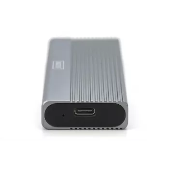DIGITUS USB kõvakettakorpus - NVMe + SATA 10 Gbps (NVMe) 6 Gbps (SATA) USB 3.1 Gen 2 alumiiniumist tööriistavaba