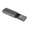 Digitus USB M.2 kõvakettakorpus SSD väline NVMe 40Gbps USB 4.0 alumiinium tööriistavaba DA-71158