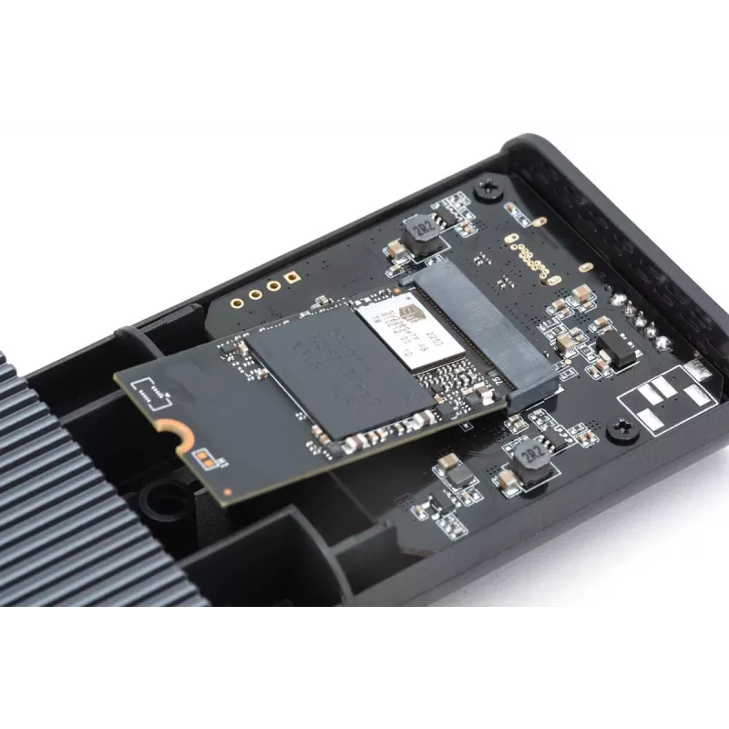 Digitus USB M.2 kõvakettakorpus SSD väline NVMe 40Gbps USB 4.0 alumiinium tööriistavaba DA-71158