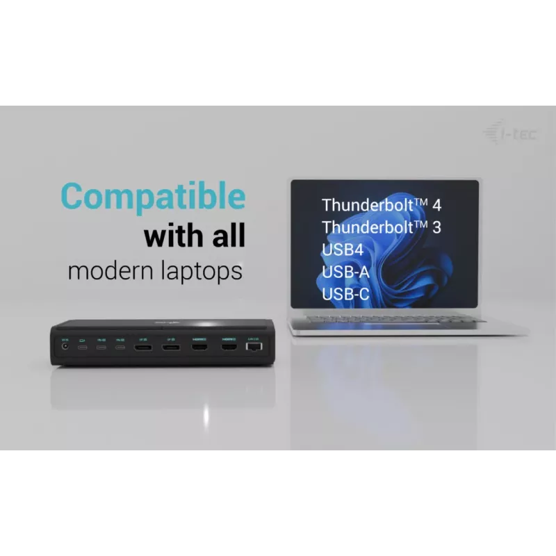 i-tec Universal 6x 4K/60Hz kuvar dokkimisjaam + toiteedastus 140 W