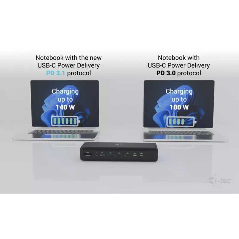 i-tec Universal 6x 4K/60Hz kuvar dokkimisjaam + toiteedastus 140 W